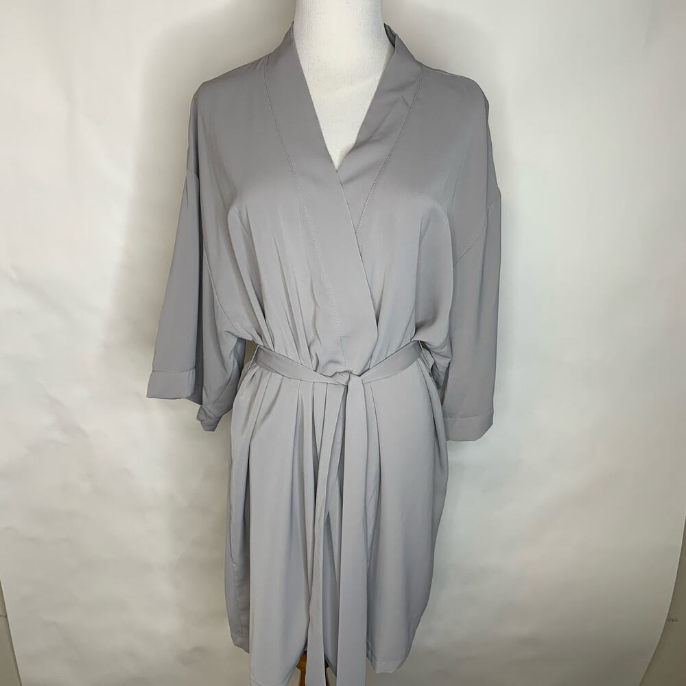 Birdy Grey Robe Light Gray Fabric M/L